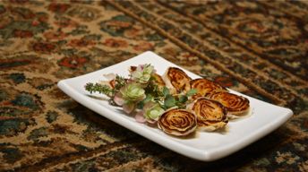 Roasted Garlic Phyllo Roulade